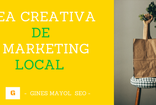 idea creativa de marketing local
